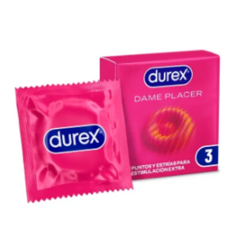 DUREX PLACADOR DAME 3 UNIDADES