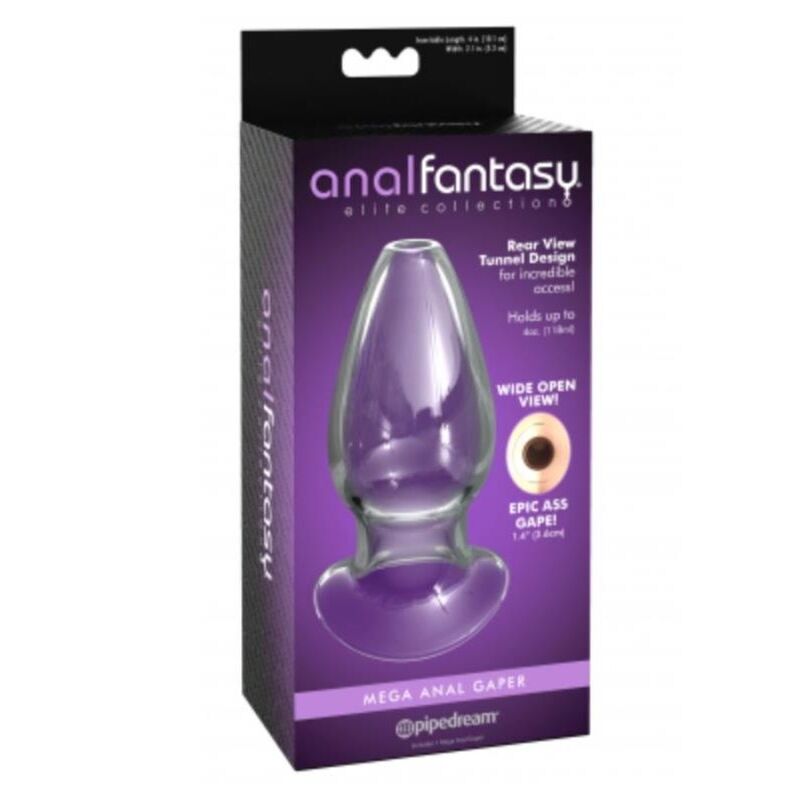 ANAL FANTASY ELITE MEGA ANAL GAPER PLUG ANAL TRANSPARENTE