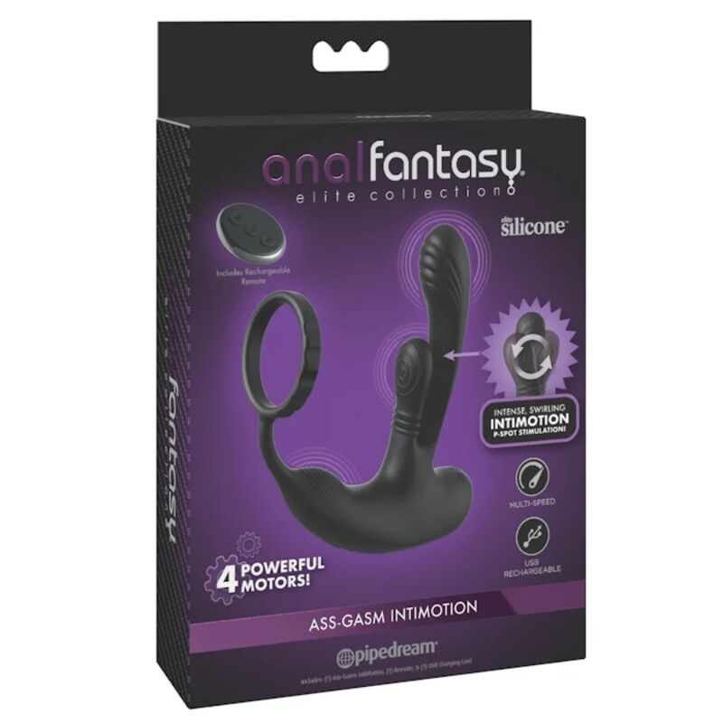 ANAL FANTASY ELITE ESTIMULADOR ANAL E PERINEAL RECARREGaVEL PARA INTIMIDAyaO E ORGASMO ANAL