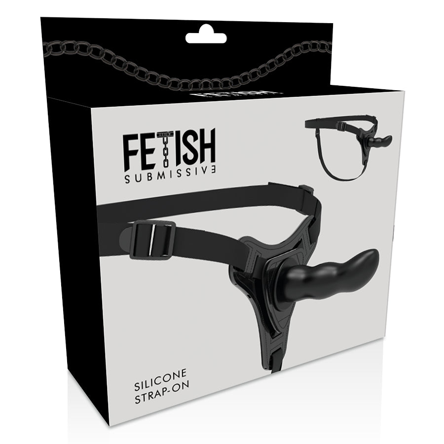 FETISH SUBMISSIVE ARNeS SILICONA NEGRO G SPOT 16CM