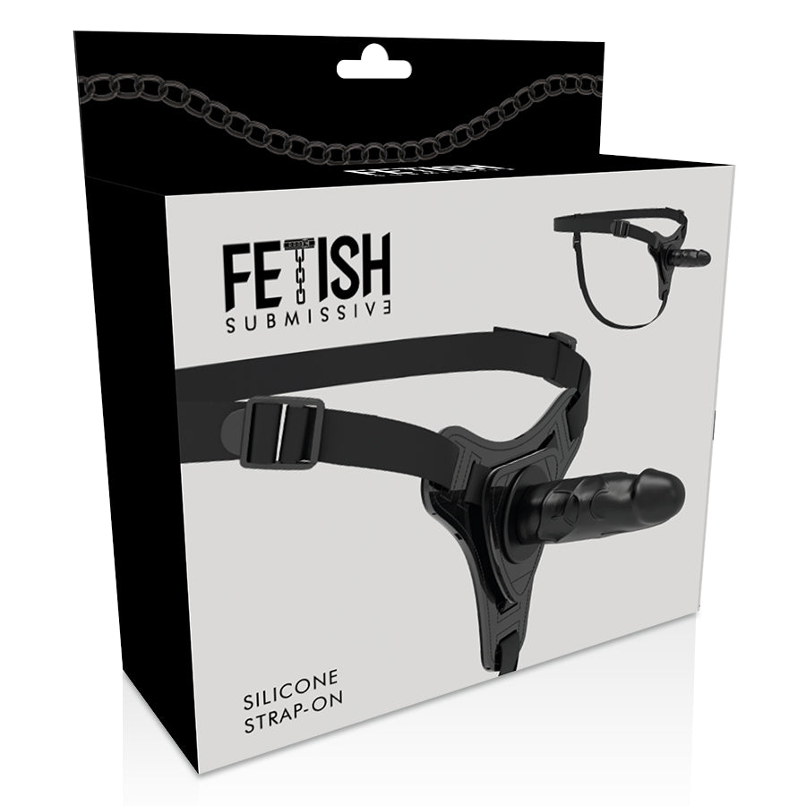 FETISH SUBMISSIVE ARNeS SILICONA NEGRO REALISTIC 15 CM