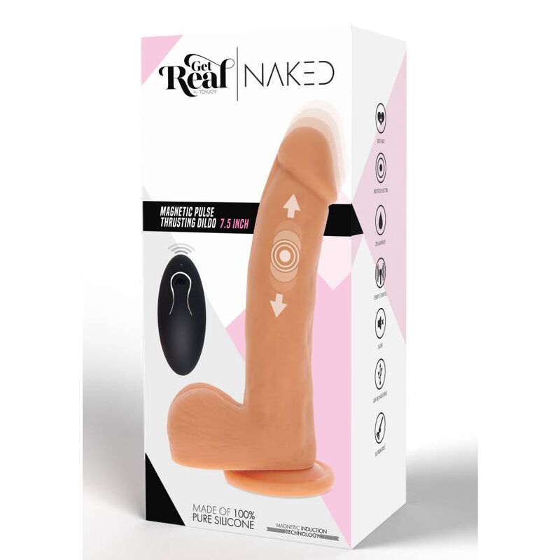 CAIA NA REAL PULSO MAGNeTICO CONFIANTE PELE DILDO