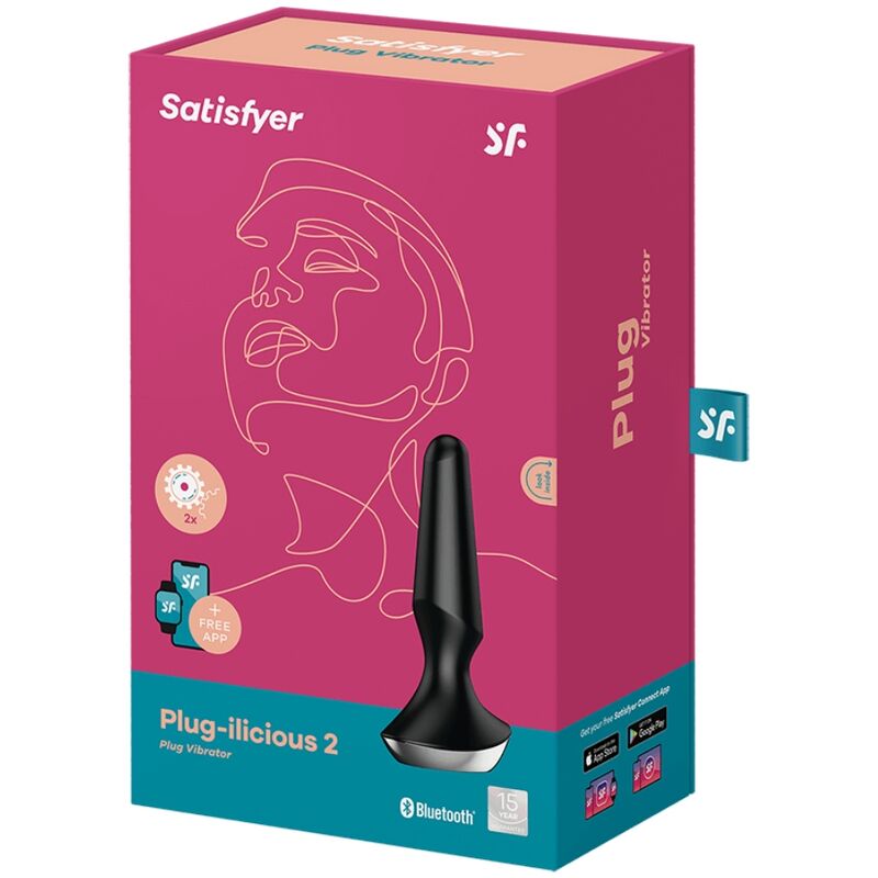 SATISFYER PLUG ILICIOUS 2 PLUG VIBRATOR PRETO