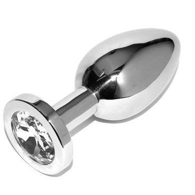 METALHARD ANAL PLUG DIAMOND CLEAR PEQUENO 571cm