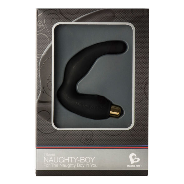 NAUGHTY BOY 7 VELOCIDADE VIBRAToRIO MASSAGER PRETO