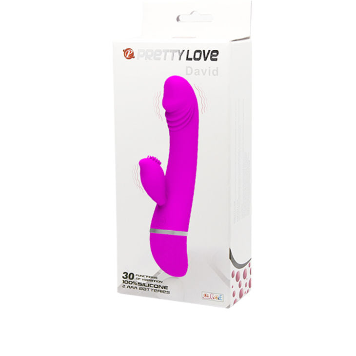 PRETTY LOVE FLIRTATION VIBRADOR CON RABBIT DAVID