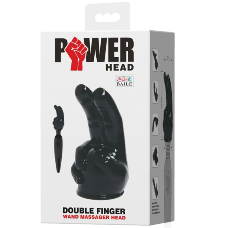 POWER HEAD CABEZAL INTERCAMBIABLE PARA MASAJEADOR DISEyO MANO