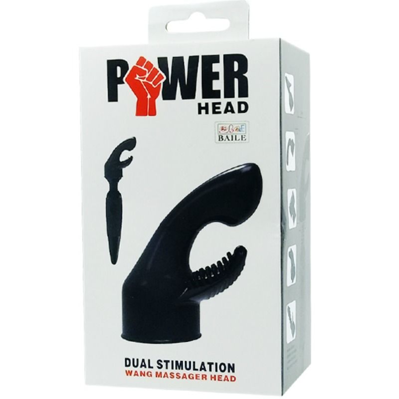 POWER HEAD CABEZAL INTERCAMBIALE PARA MASAJEADOR ESTIMULACION PUNTO G Y CLITORIS