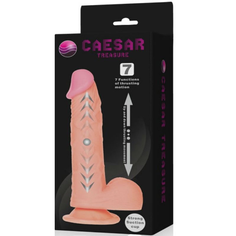 CAESAR TREASURE REALISTIC DILDO FUNCTION UP DOWN