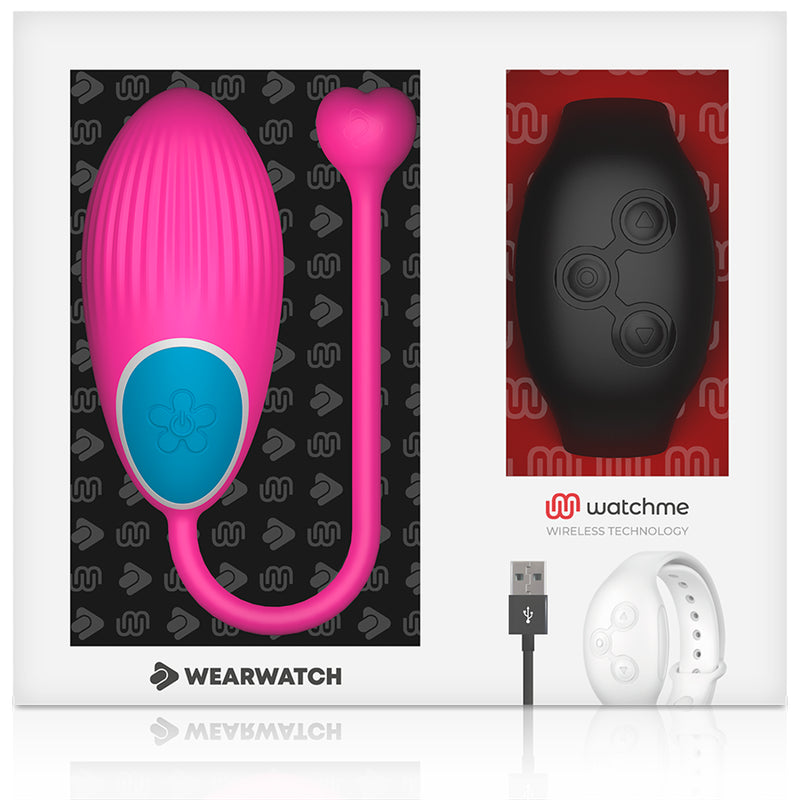 WEARWATCH EGG WIRELESS TECHNOLOGY WATCHME FUCHSIA JET BLACK