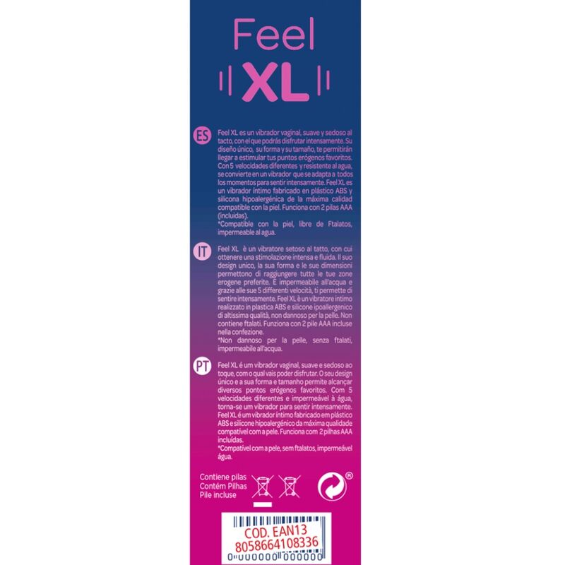 CONTROL FEEL XL VIBRATING BALLET