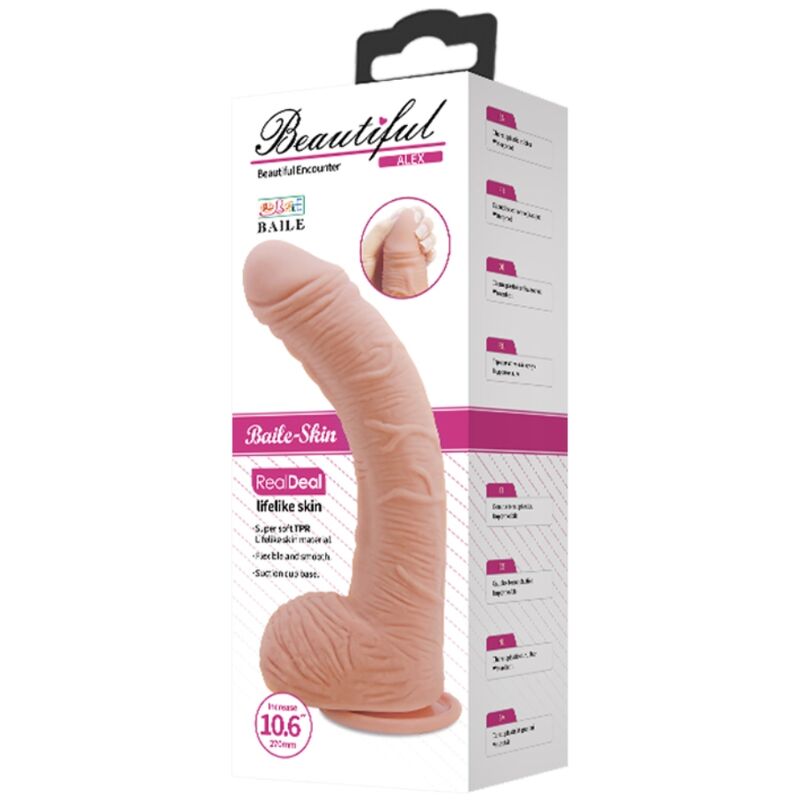 LINDO ENCONTRO ALEX LIFELIKE SKIN DILDO 27 CM