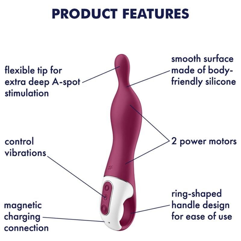 SATISFYER HOT LOVER VIBRATOR ROSE BEIGE