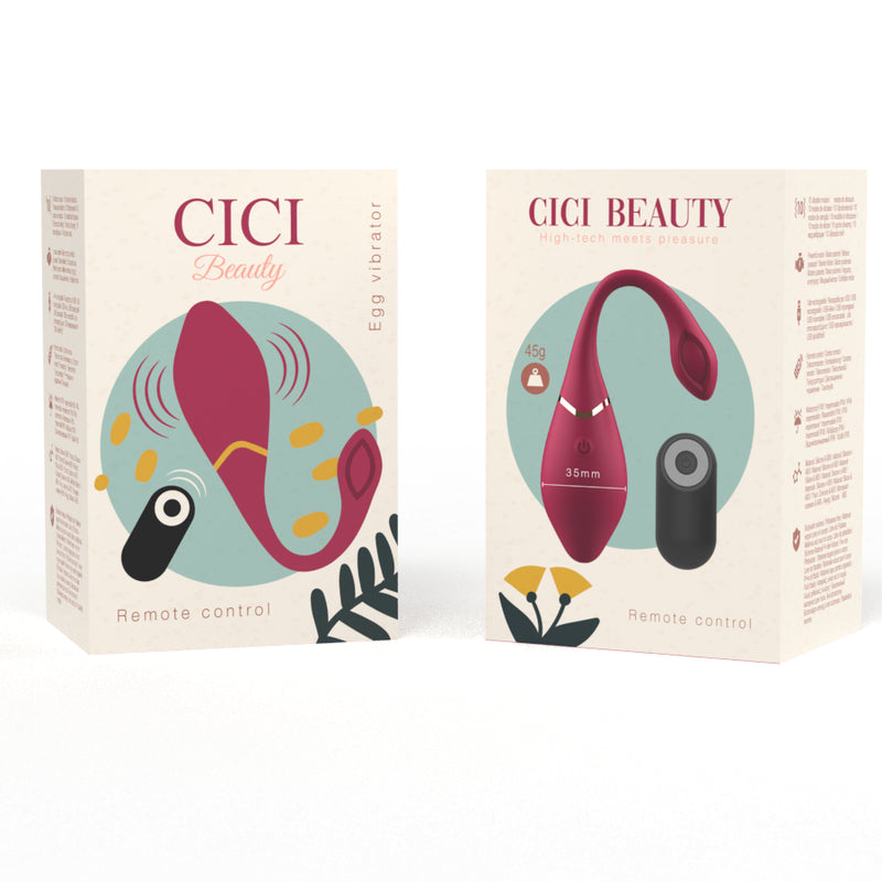 CONTROLE REMOTO CICI BEAUTY PREMIUM SILICONE EGG VIBRADOR