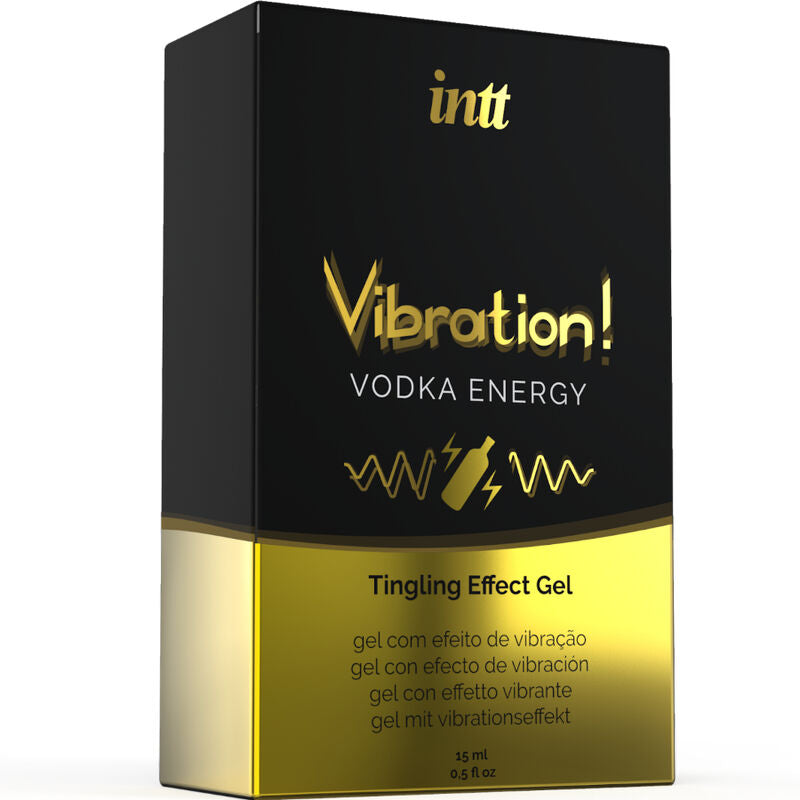 INTT PODEROSO ESTIMULANTE iNTIMO GEL VIBRANTE LiQUIDO VODCA 15ML