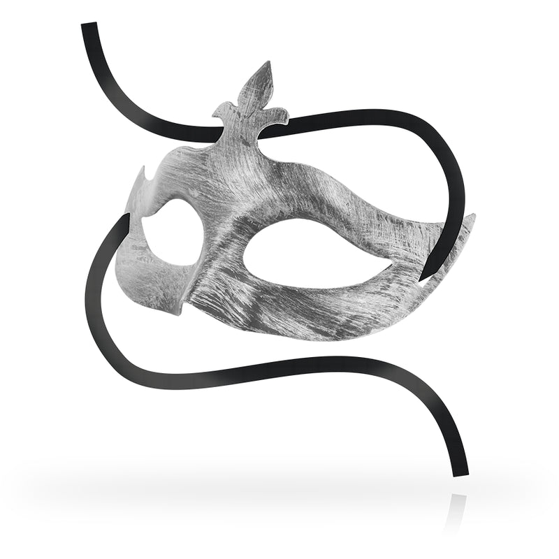 MaSCARAS OHMAMA FLEUR DE LIS EYEMASK PRATA