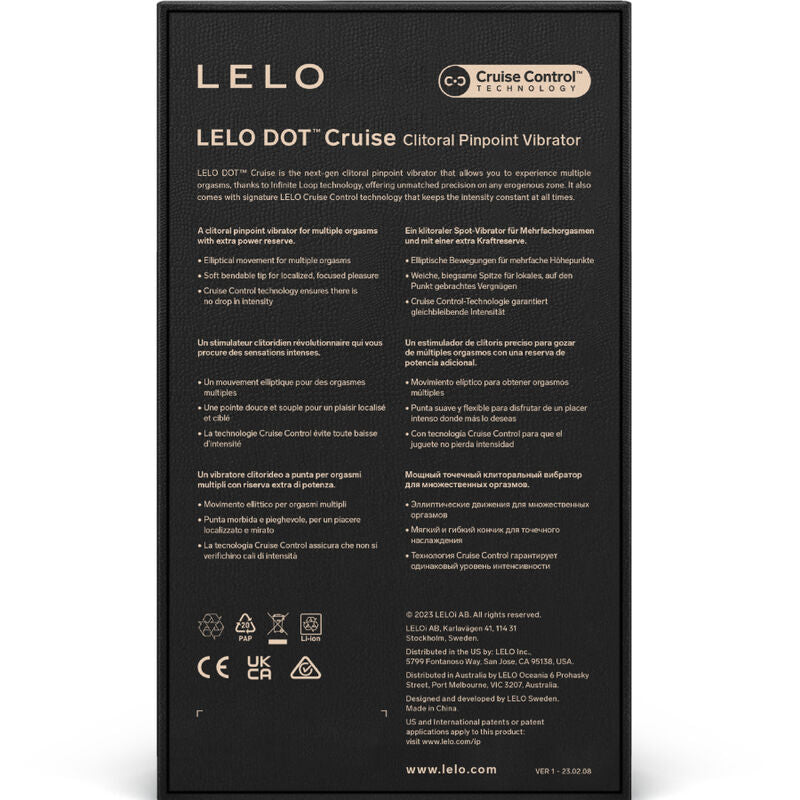 LELO DOT CRUISE ESTIMULADOR DE CLiTORIS AMARILLO