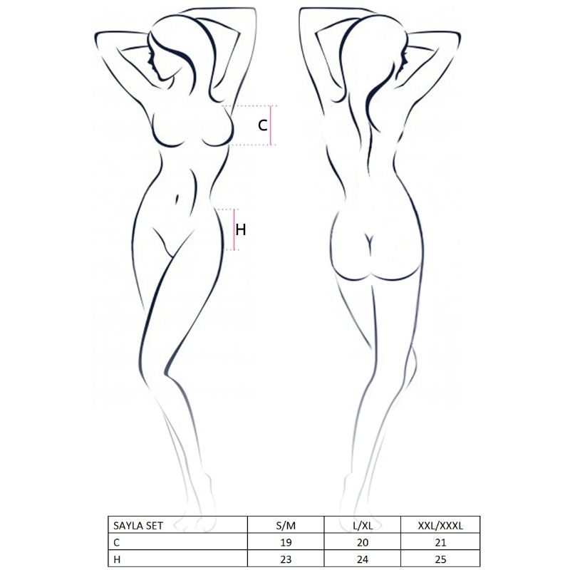 PAIXaO MULHER SAYLA SET TAMANHO PRETO L XL