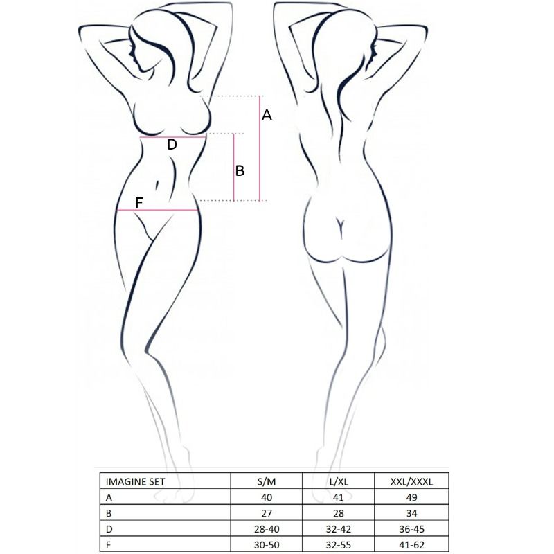 PASSION MULHER IMAGINE SET SIZE L XL