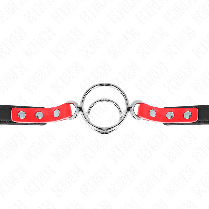 KINK GAG COM MaLTIPLOS O RINGS 4 48 CM VERMELHO 38 X 56 CM