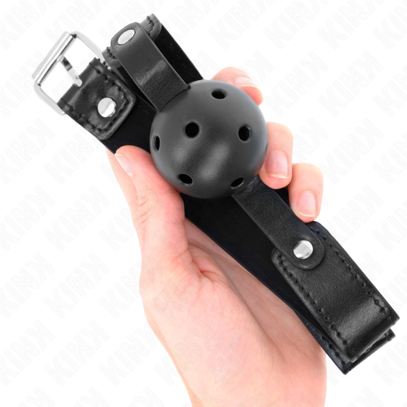 KINK BOLA RESPIRaVEL PRETA 45 CM MORDAaA 65 x 25 CM