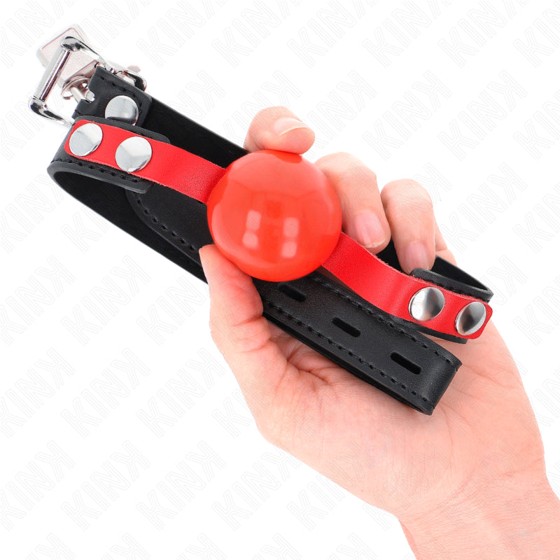 KINK BOLA TPE MACIA 4 CM GAG MODELO 4 60 x 2 CM AJUSTaVEL 37 52 CM