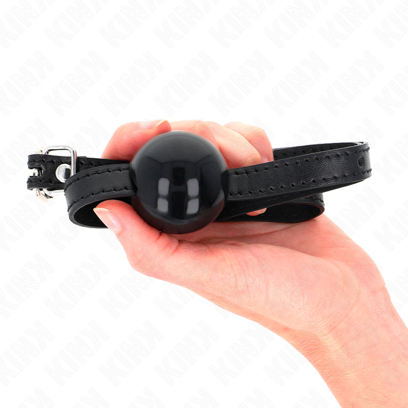 KINK BOLA SIMPLES PRETA MORDAaA 4 CM 65 x 15 CM