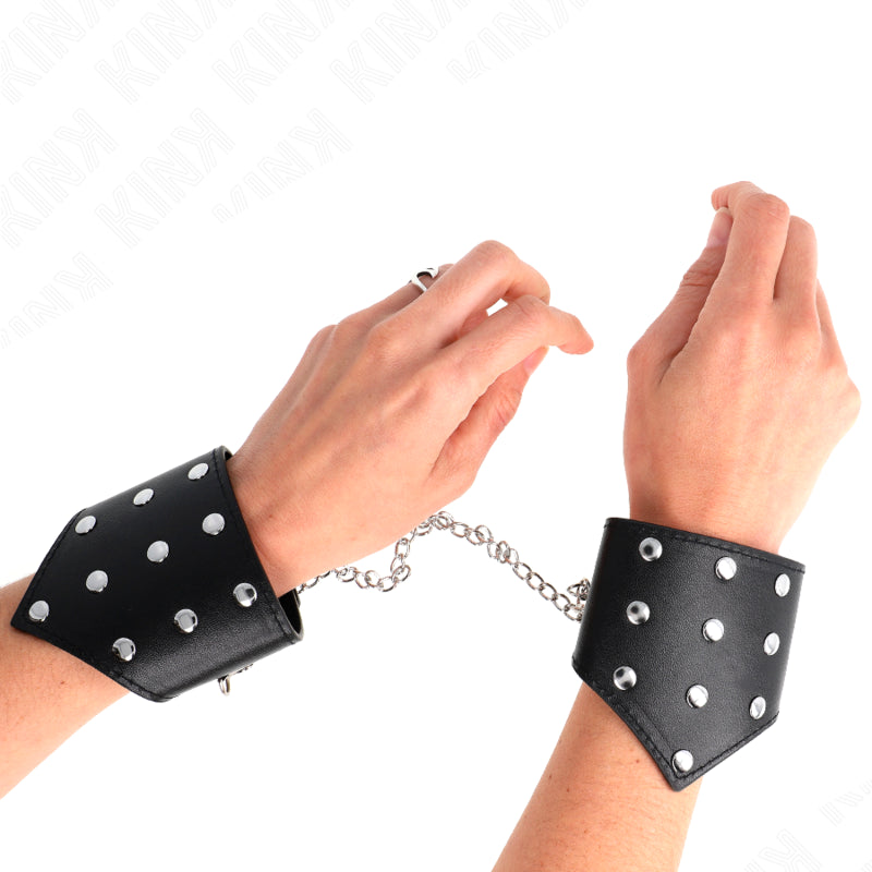 KINK PULSEIRAS ESTILO PONTO PRETO COM CORRENTE AJUSTaVEL 17 23 CM X 85 CM