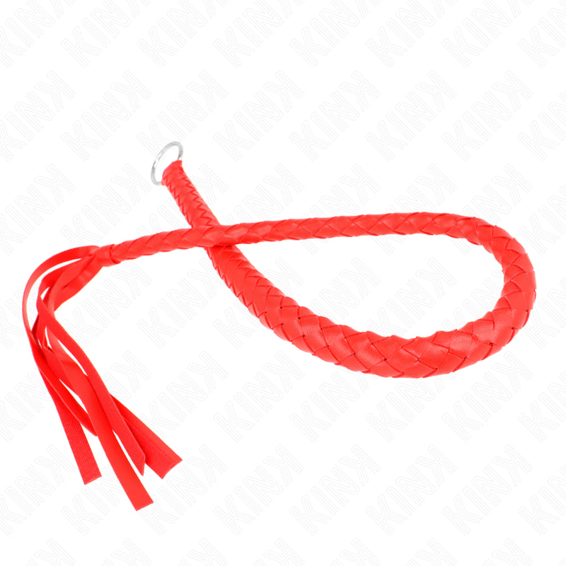 KINK CHICOTE DE SERPENTE COM ANEL DE MaO VERMELHO 65 CM