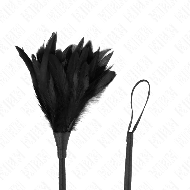 KINK PENAS DE FRANGO EM FORMA DE CHIFRE BLACK MAIDS 36 CM