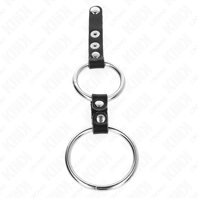 KINK ANEL DUPLO PARA PaNIS DE 38 CM A 5 CM CONECTADO POR COURO