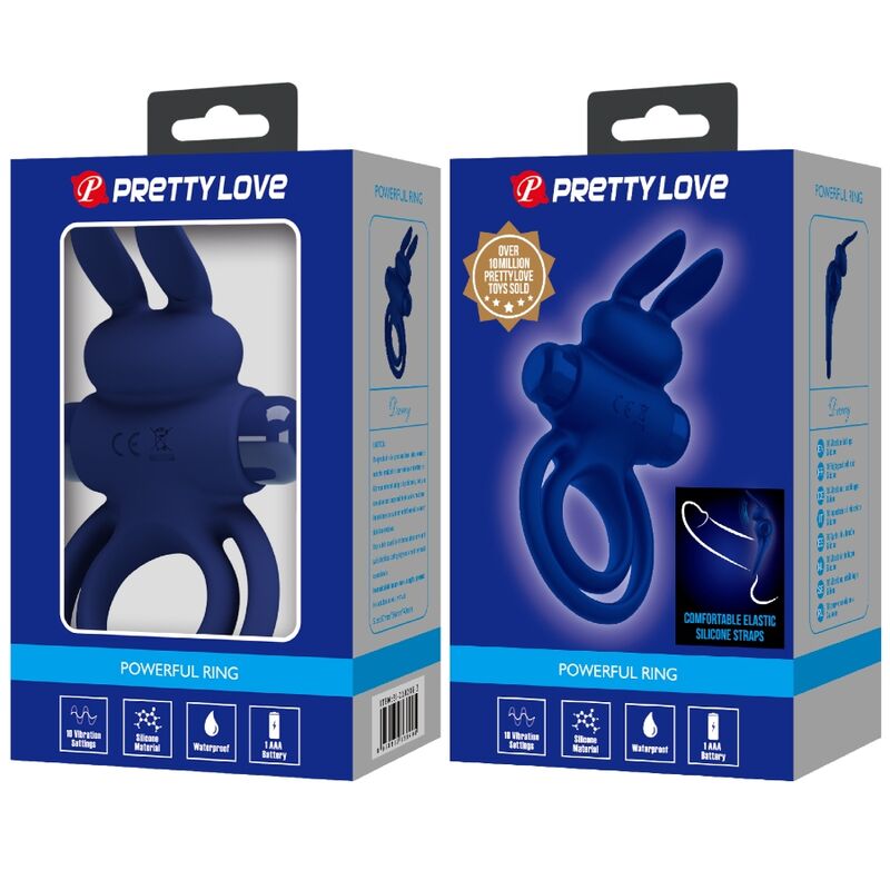PRETTY LOVE DAREY ANEL VIBRANTE DUPLO COELHO AZUL