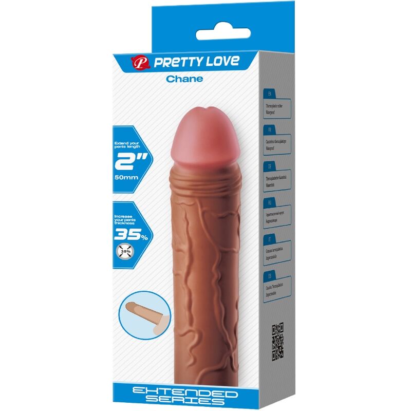 PRETTY LOVE MANGA PENIS CHANE COM EXTENSaO DE 5 CM MULATO