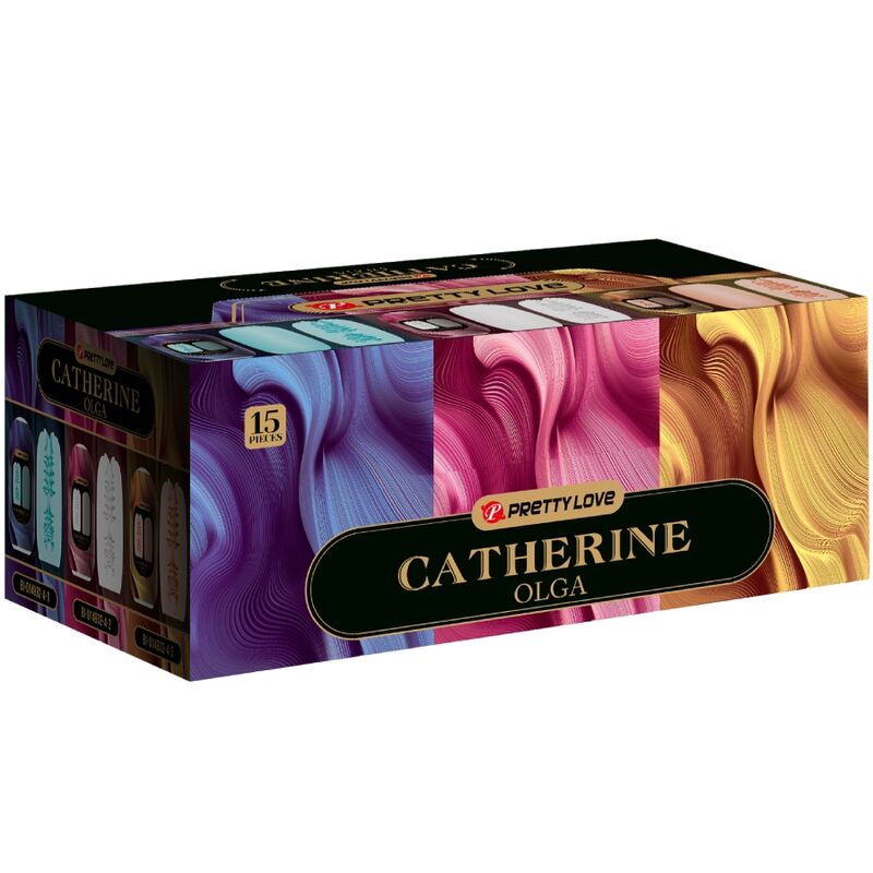 PRETTY LOVE OLGA PACK 15 MASTURBADORES MASCULINOS VARIOS