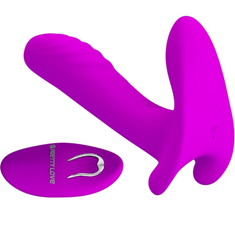 PRETTY LOVE MASSAGEADOR E VIBRADOR 12 VIBRAyoES CONTROLE REMOTO ROXO