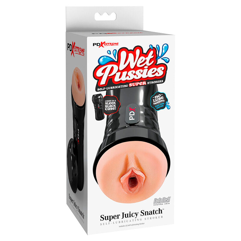 PDX EXTREME WET PUSSIES AUTOLUBRIFICANTE MASTURBADOR CARNE
