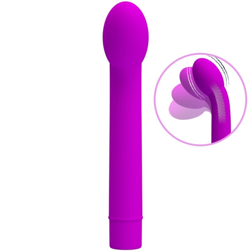 PRETTY LOVE LOGAN G SPOT VIBRADOR 10 VIBRAyoES ROXO