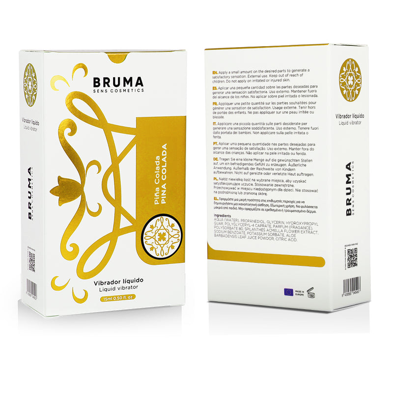 BRUMA VIBRADOR LiQUIDO ULTRA DESLIZANTE PINA COLADA 15 ML