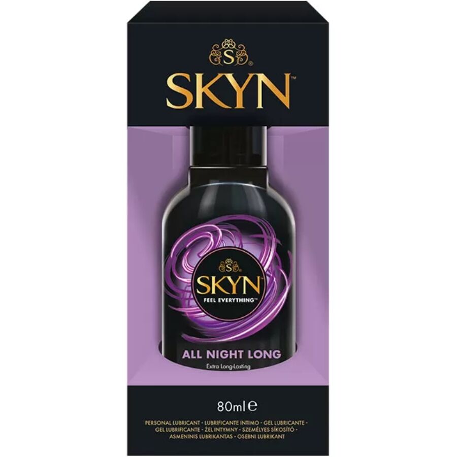 SKYN LUBRIFICANTE a BASE DE SILICONE PARA TODA A NOITE 80 ML