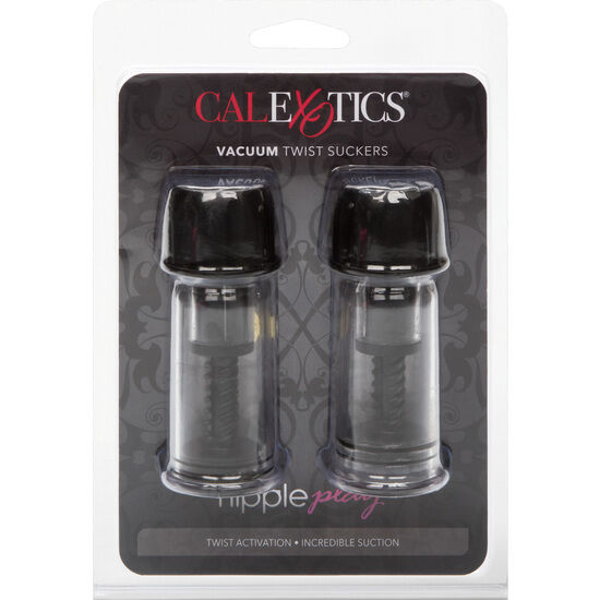 CALEXOTICS VACCUM TWIST ONDAS ESTIMULANTES PARA MAMILOS PRETO