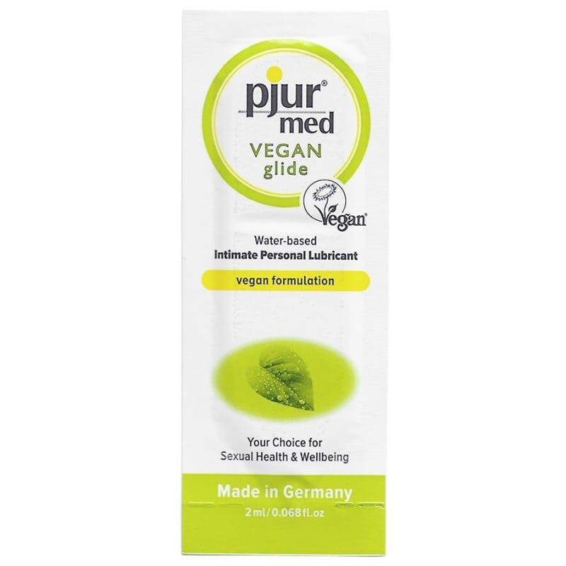 PJUR MED VEGAN GLIDE LUBRIFICANTE BASE DE GUA 2 ML