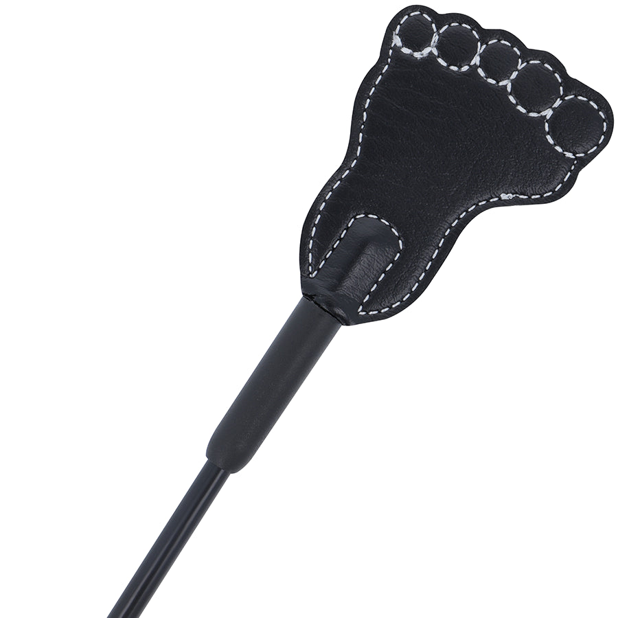 DARKNESS CROP FLOGGER BLACK FETISH BDSM