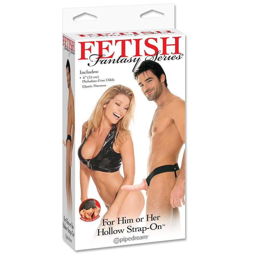 FETISH FANTASY SERIES ARNES OCO AJUSTaVEL DE CARNE STRAP ON 15 CM