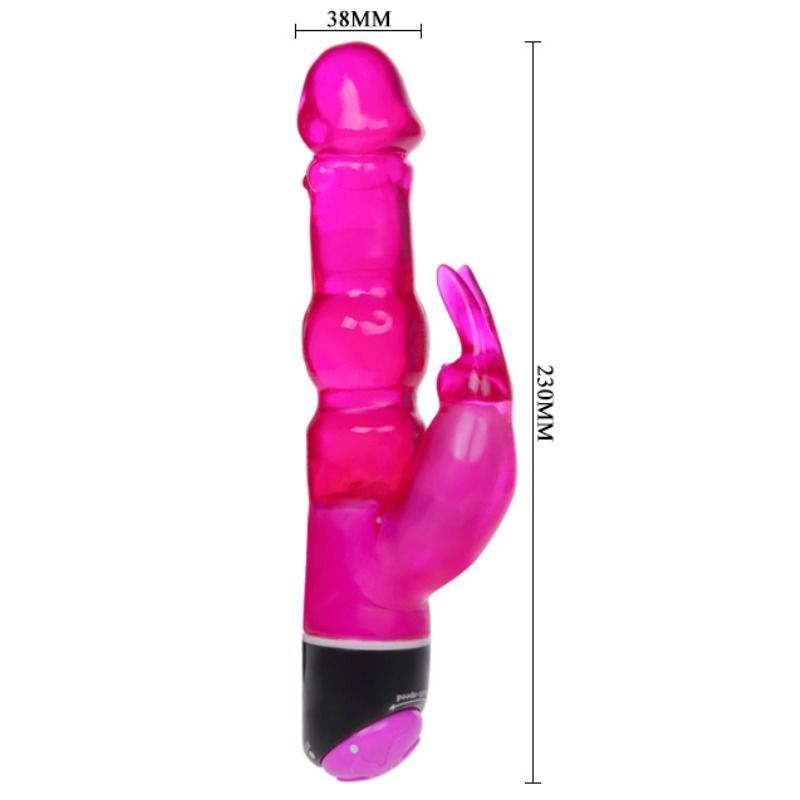 BAILE VIBRADOR WAVES OF PLEASURE FANTASY COM COELHO LILS 23 CM