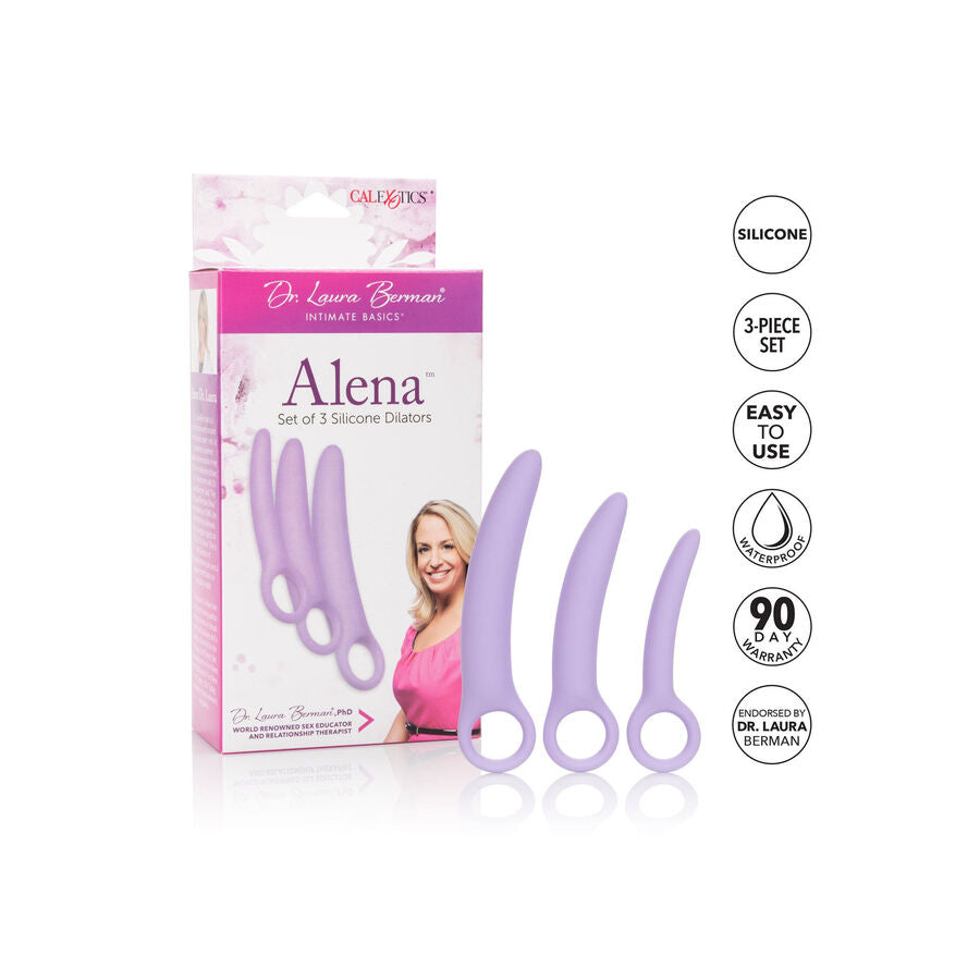 CALEXOTICS DR LAURA BERMAN ALENA CONJUNTO DE 3 DILATADORES DE SILICONE