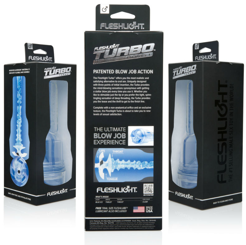 FLESHLIGHT TURBO THRUST AZUL GELO