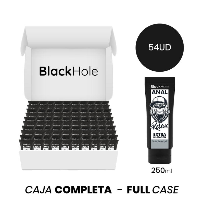 MOQ 54 BLACK HOLE GEL a BASE DE aGUA EXTRA DILATAyaO 250 ML