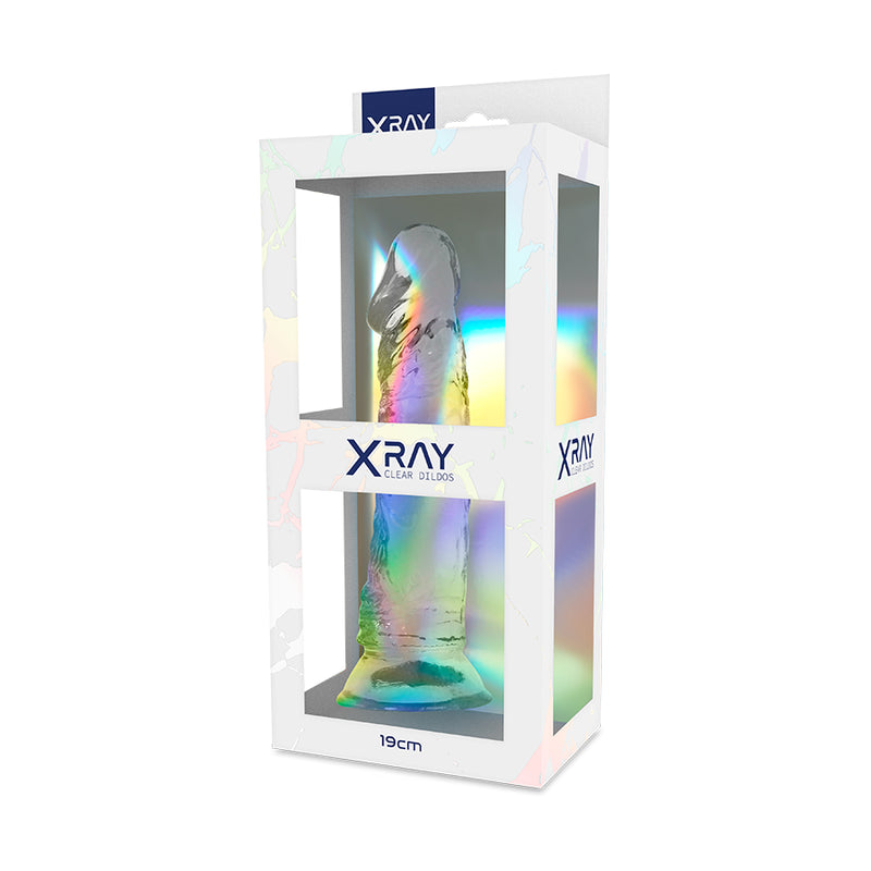 X RAY ARNeS DILDO TRANSPARENTE 19 CM O 4 CM