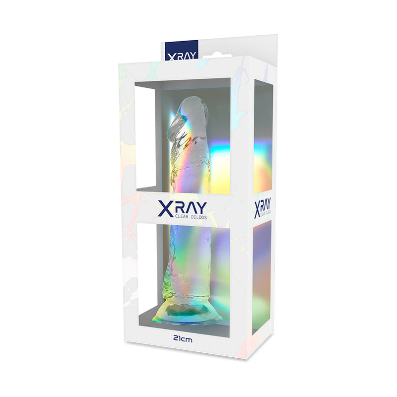 X RAY ARNeS DILDO TRANSPARENTE 21 CM O 4 CM