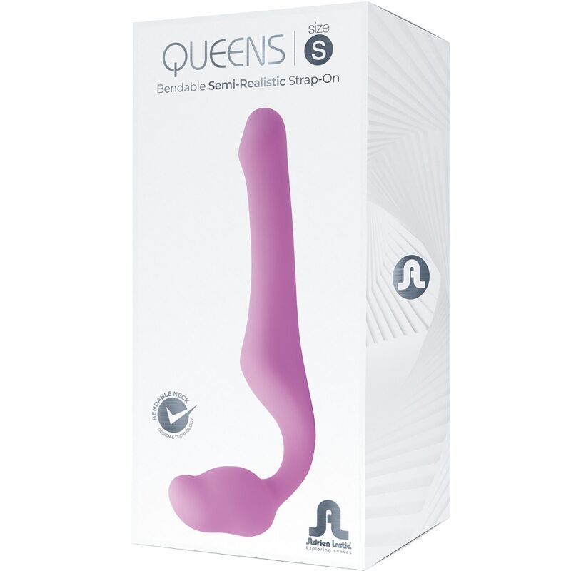 ADRIEN LASTIC QUEENS STRAP ON FLEXiVEL ROSA TAMANHO S